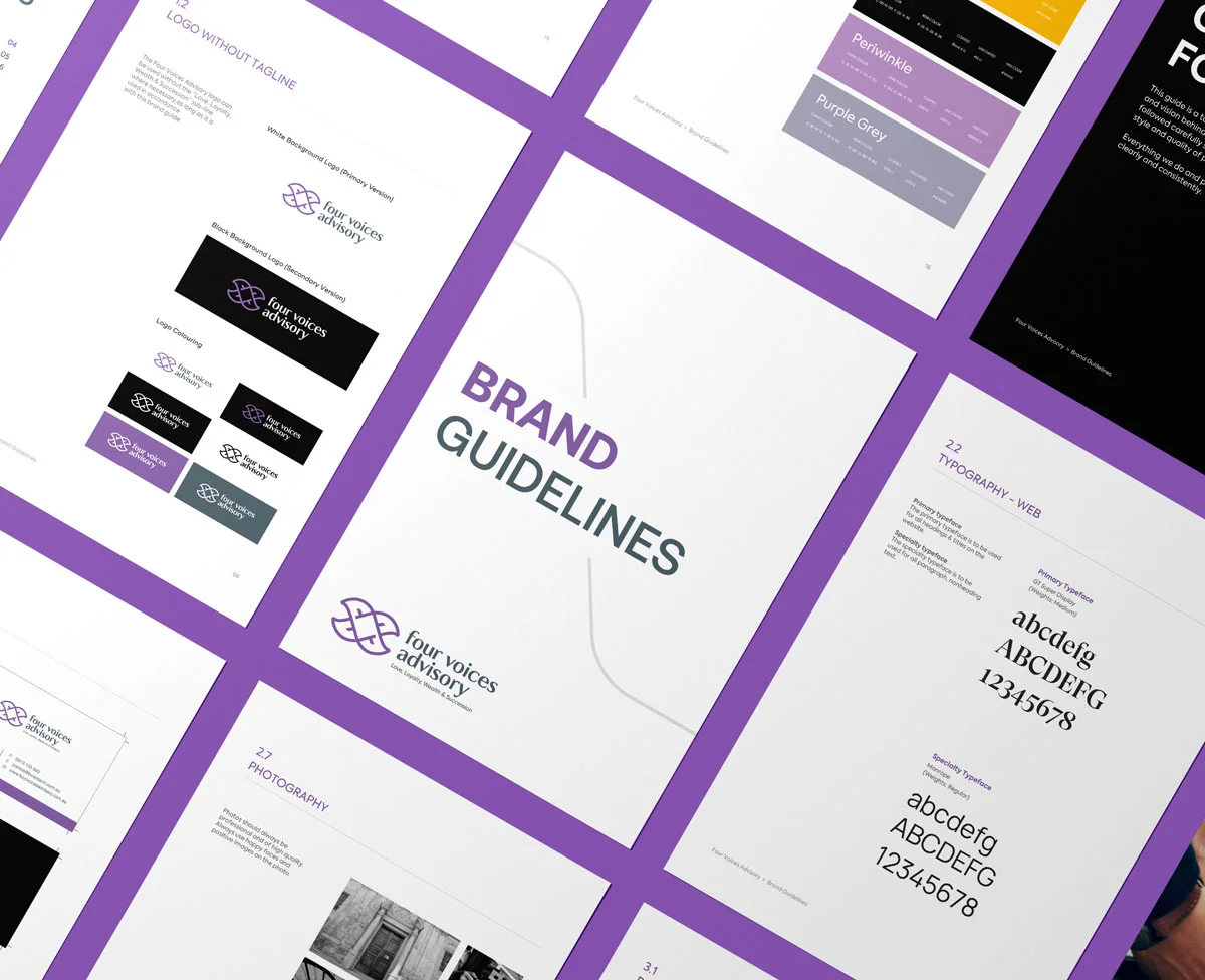 four-voices-advisory-branding