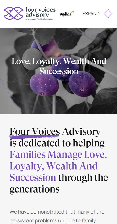 four-voices-advisory-Website-Development-mobile