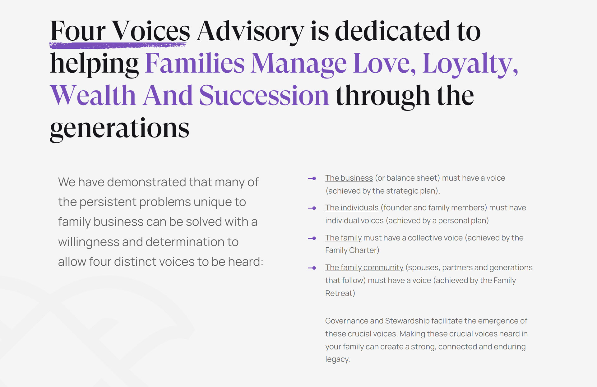 fourvoicesadvisory-website