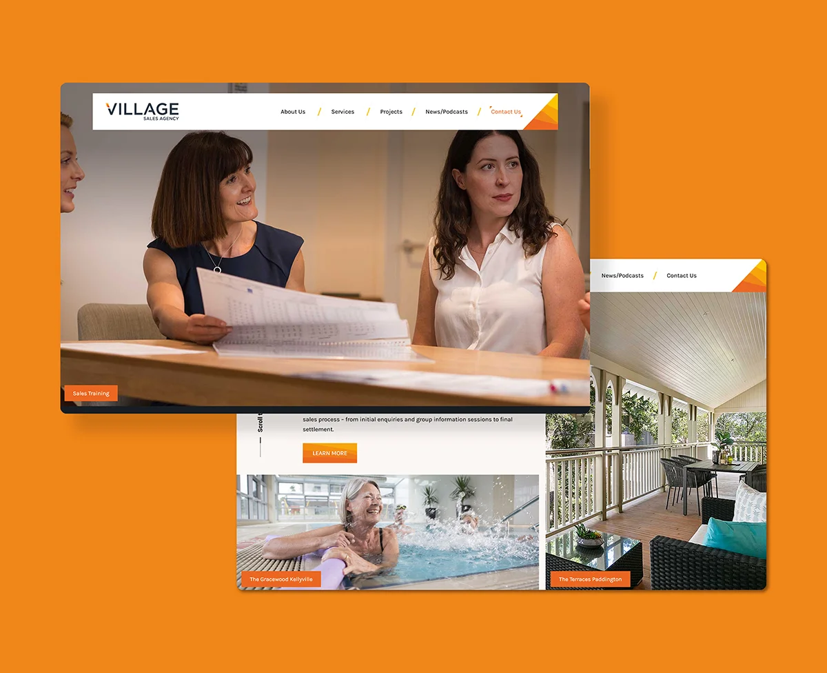 village-sale-agency-website-design